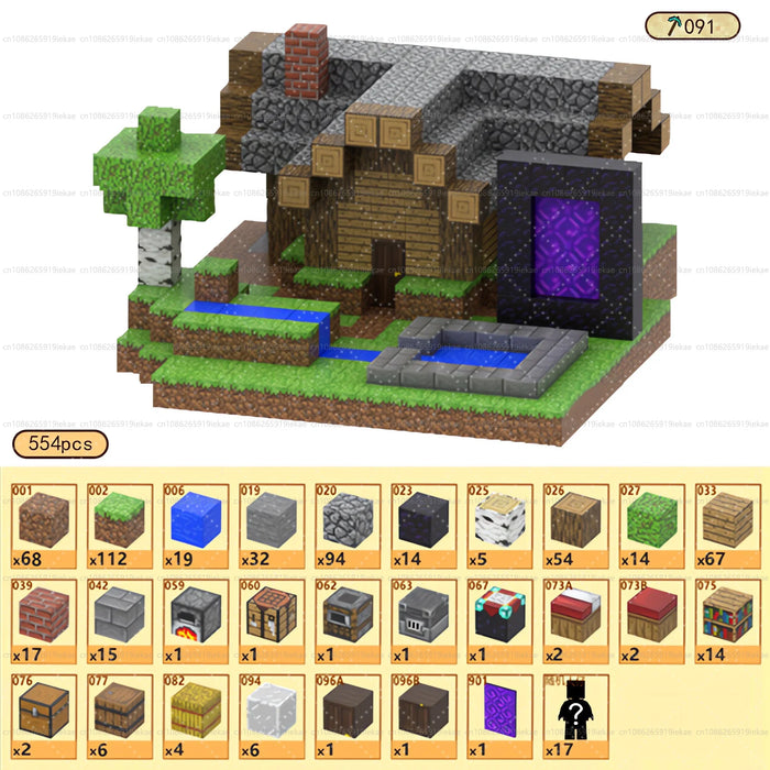 Blocchi magnetici Mine World Set cubo magnetico per ragazzo ragazza bambino età 3+ modello fai da te bambini stelo stelo giocattolo sensoriale regalo