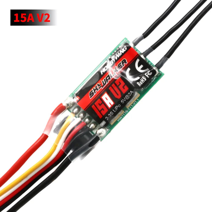 Hobbywing Skywalker 40A 50A 60A 80A 15A 20A 30A 100A 120A V2 regolatore di velocità ESC con UBEC per elicottero RC aeroplani