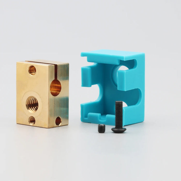 Trianglelab v6 Heatblock in ottone per stampante 3D Hotend Ugelli V6 in acciaio temprato ad alta temperatura Estrattore DDB MATRIX