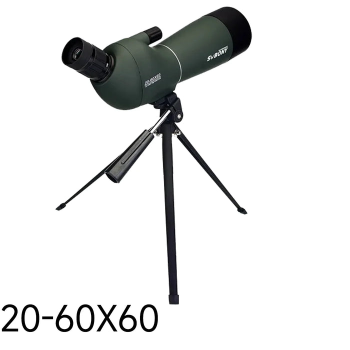 Svbony SV28 Cannocchiale 50/60/70/80mm Zoom potente con treppiede impermeabile, attrezzatura da campeggio, tiro al bersaglio, osservazione degli uccelli