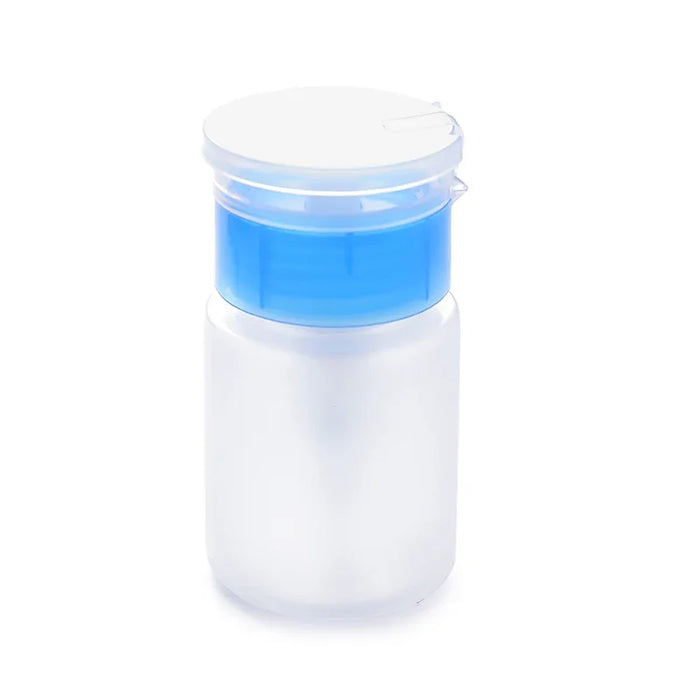 Mini dispenser per nail art da 75 ml, bottiglia vuota, gel acrilico, detergente per rimozione smalto, contenitore per liquidi, piccola pressione