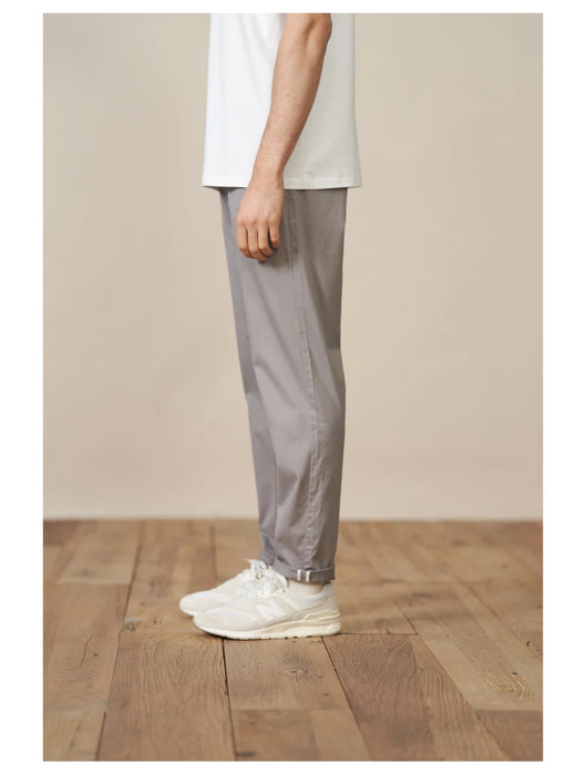 SIMWOOD 2024 autunno nuovi pantaloni Casual da uomo in cotone Slim Fit Chinos moda pantaloni abbigliamento maschile di marca Plus Size Pant 482