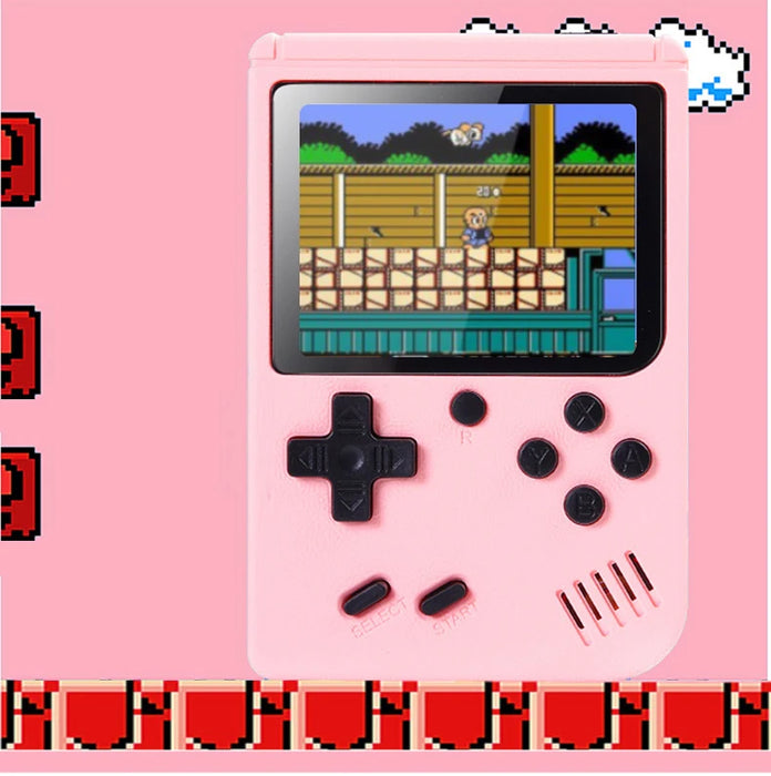 Mini Console portatile per videogiochi portatile retrò 8 Bit 3.0 pollici LCD a colori per bambini lettore di giochi a colori costruito in 500 giochi