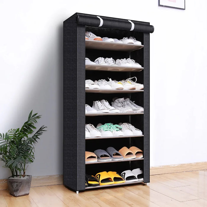 Scarpiera Organizer scarpiera antipolvere multistrato minimalista non tessuto mobili per la casa armadi salvaspazio scarpiera