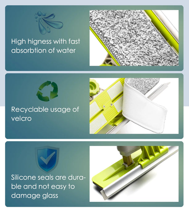 SDARISB strumento estensibile per la pulizia delle finestre 2 IN 1 spazzola per la pulizia delle finestre raschietto IN Silicone strumenti tergicristallo 180 detergente per la pulizia girevole