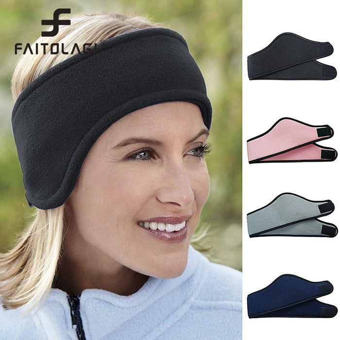 Fasce per la testa sportive autunno inverno per uomo donna scaldacollo in pile polare ciclismo escursionismo sci sport orecchie fascia accessori per capelli unisex