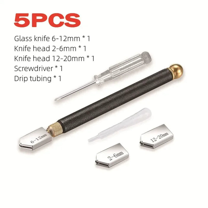 TC-17 Tagliavetro Tagliapiastrelle in ceramica Modello TC-17 Ruota da taglio professionale per vetro con manico in metallo Utensile manuale per taglio vetro