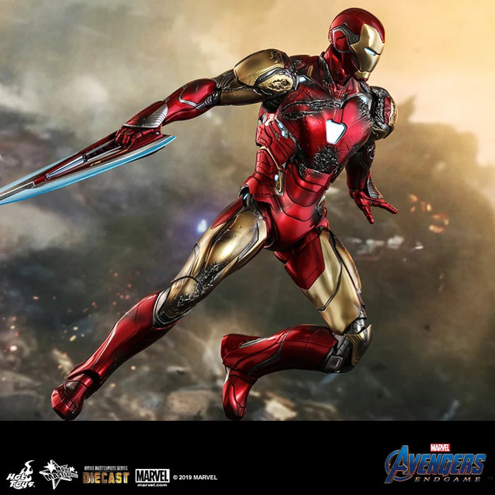 Giocattoli caldi Marvel The Avengers 4 Steel Man 1:6 Lega Burattino Soldato Uomo Mark85 Danni di guerra Versione Esecuzione squisita Buoni regali