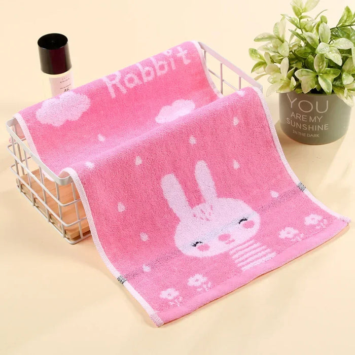 Asciugamano da bagno per bambini in morbido cotone asciugamano per il viso animale del fumetto asciugamano assorbente per bambini asciugamano assorbente per bambini 50x25cm
