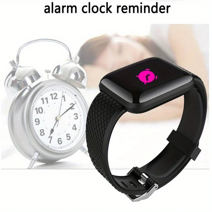 Orologio intelligente multifunzione per uomo donna messaggio per bambini ricorda controllo musicale Sport Step calorie D13 Smartwatch sveglia 116Plus