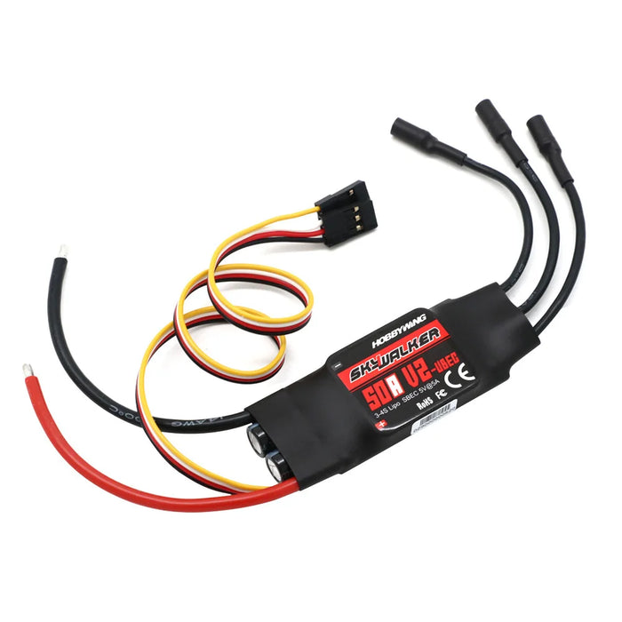Hobbywing Skywalker 40A 50A 60A 80A 15A 20A 30A 100A 120A V2 regolatore di velocità ESC con UBEC per elicottero RC aeroplani