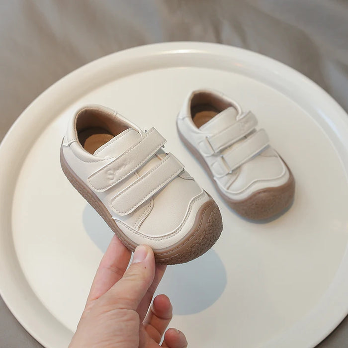 Primavera autunno neonate ragazzi scarpe Casual bambini Sneakers suola morbida antiscivolo neonato primi camminatori scarpe scarpe in pelle per bambini