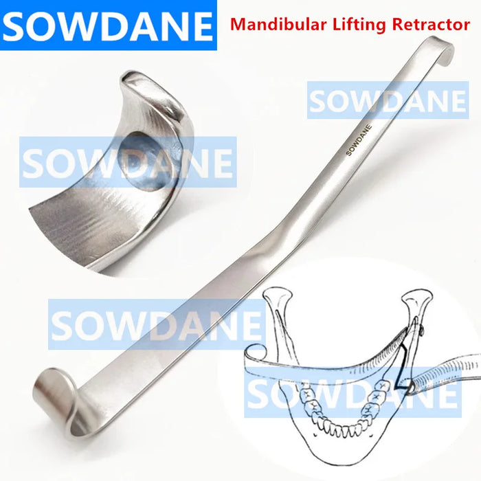 1 pezzo impianto dentale divaricatore labbra e guance strumento ortodontico chirurgico apri bocca autoclavabile in acciaio inossidabile
