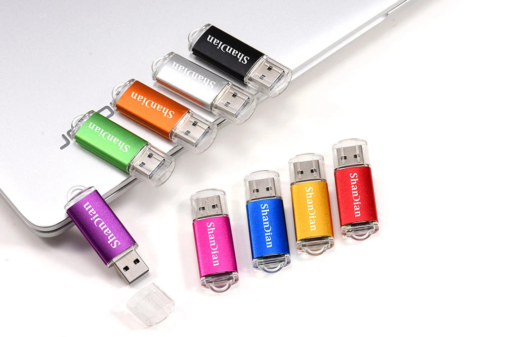 Nuovi chiavette USB portatili con logo personalizzato gratuito Pen Drive in metallo con chiavetta di memoria portachiavi 64 GB/32 GB/16 GB/8 GB/4 GB Pendrive U Di