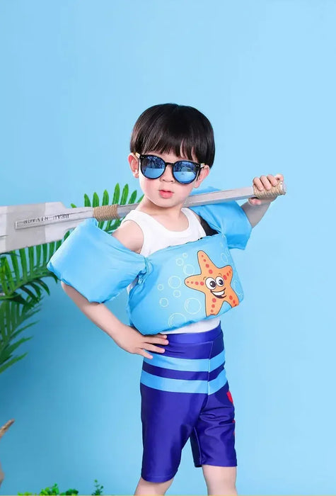 Baby Swim Circle Cartoon manica del braccio giubbotto di salvataggio costume da bagno bambini Outdoor Water Safety Suit Growth Toy