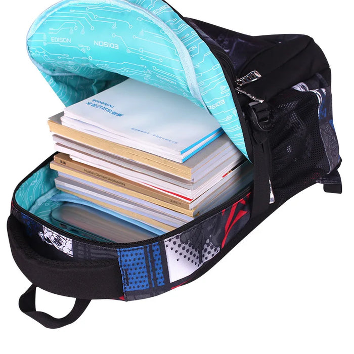 Stampa calcio zainetto bambino Anime zaino borsa da viaggio Soccers borse da scuola per ragazzi adolescente Mochila Escolar Infantil Menino