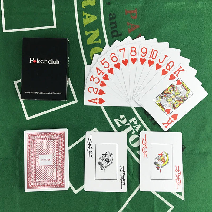 2 pz/set Baccarat Texas Hold'em plastica impermeabile Scrub carte da gioco Poker Club carte giochi da tavolo 2.48*3.46 pollici Yernea