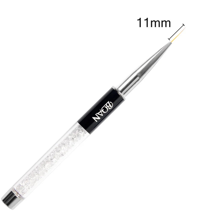 BQAN Professionale 5mm/7mm/9mm Pennello per unghie Disegna a mano Suggerimenti Disegno Linea Pittura Penna Strumenti Manicure Unghie artistiche Pennello Decorazione