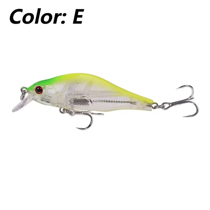 1Pc 8cm 9g Minnow Richiamo di Pesca Galleggiante Wobblers Esca Dura Professionale Sistema di Equilibrio Della Gravità Jerkbait Pike Crankbait Swimbait