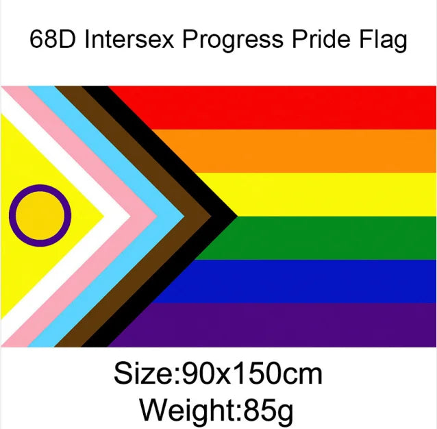 johnin 90x150 cm Bandiera panessuale omnisexuale dell'orgoglio LGBT