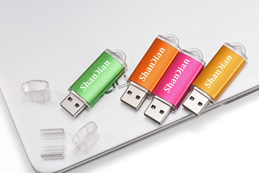 Nuovi chiavette USB portatili con logo personalizzato gratuito Pen Drive in metallo con chiavetta di memoria portachiavi 64 GB/32 GB/16 GB/8 GB/4 GB Pendrive U Di