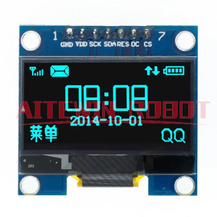 1pcs 1.3 pollici OLED modulo bianco/blu SPI/IIC I2C Comunicare colore 128X64 1.3 pollici OLED Display LCD A LED del Modulo 1.3 "OLED modulo