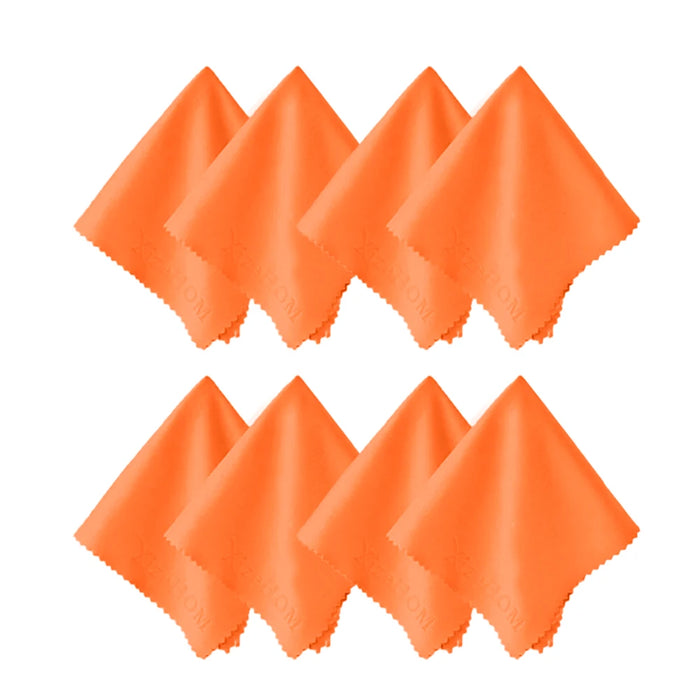 XizeHOM 8 pz/lotto Detergente per occhiali di alta qualità 20*20 cm Panno per pulizia occhiali in microfibra per lenti Salviette per la pulizia dello schermo del telefono