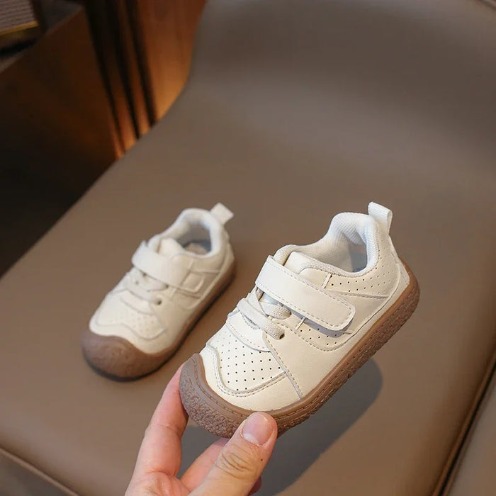 Primavera autunno neonate ragazzi scarpe Casual bambini Sneakers suola morbida antiscivolo neonato primi camminatori scarpe scarpe in pelle per bambini