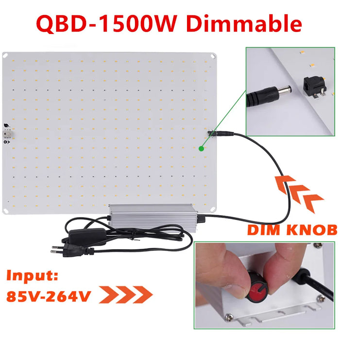 Spettro completo 300/600/800/1000/1200/2000W LED Pianta Coltiva La Luce 410-730nm Per Pianta da Interno Fiore Serra Giardino Coltiva Tenda scatola