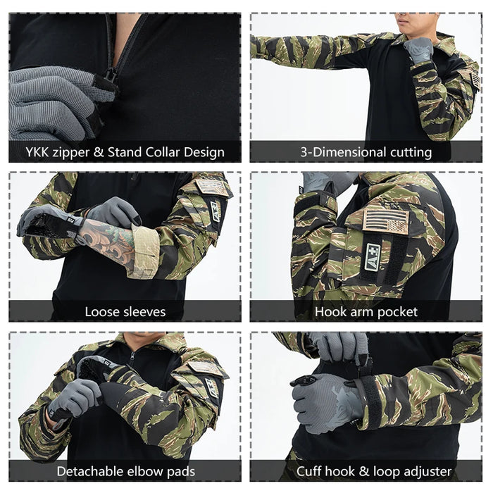 IDOGEAR G3 camicia abbigliamento da caccia Combattimento Gen3 Camicia Tattica 3101