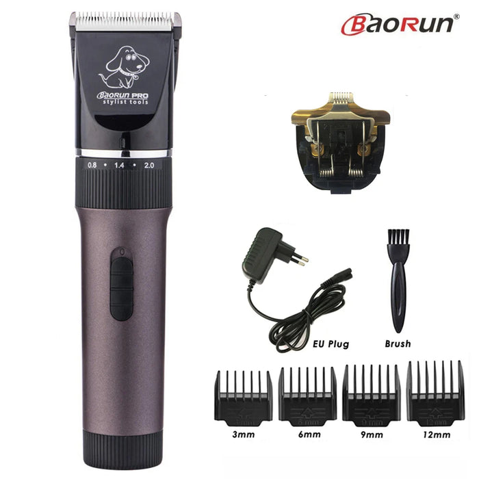 BaoRun P6 Tagliacapelli professionale per cani Ricaricabile Pet Cat Grooming Clipper Rasoio Taglierine elettriche a basso rumore Macchina per taglio di capelli