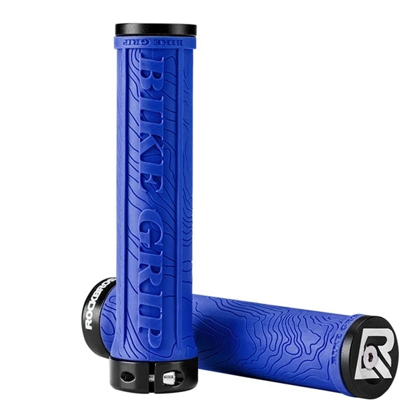 Manopole ROCKBROS TPR in gomma per bici manubrio per bicicletta manopole Mtb Soft 3D antiscivolo blocco su manubrio parti per ciclismo accessori bici