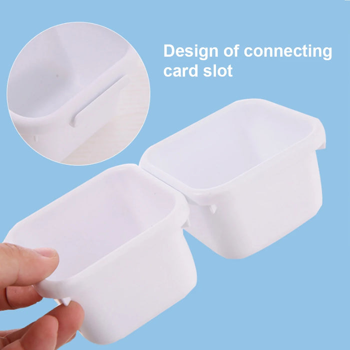 8 pz/set cassetti regolabili Organizer Box vassoi Make Up cosmetici articoli vari divisore supporto cucina bagno armadio portagioie