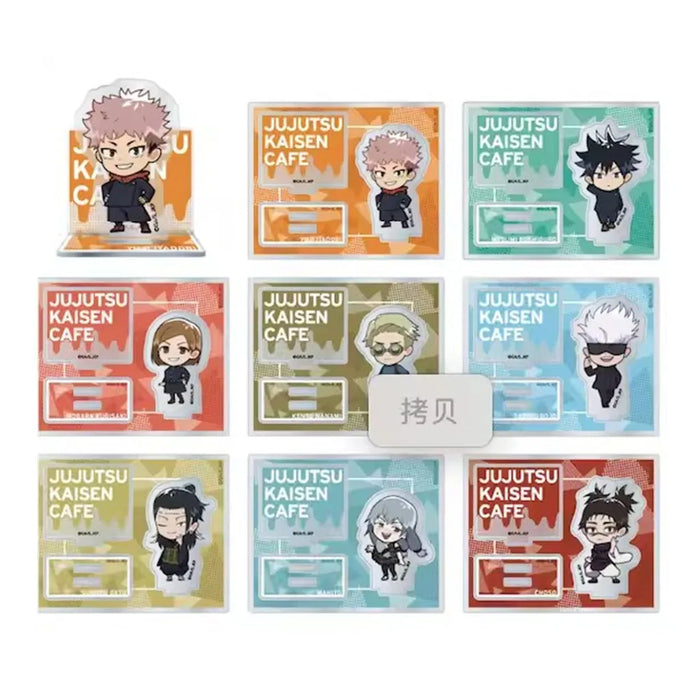 Anime Yuji Satoru Maki Nobara Megumi Game 2 acrilico Stand Doll Mini Figure Model Plate Cosplay Toy per regalo