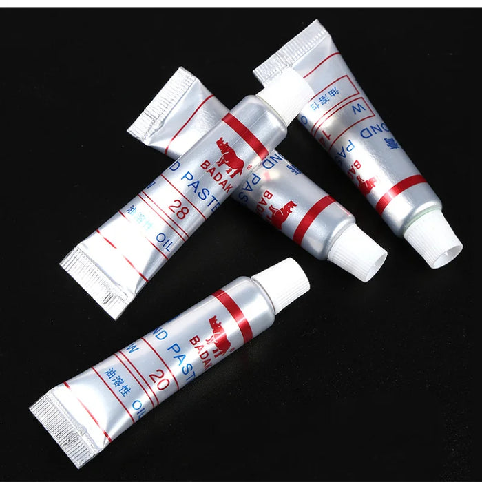 1 pz pasta lucidante per metalli pasta abrasiva diamantata pasta abrasiva oleosa in metallo ambrato pasta lucidante diamantata per vetro di giada