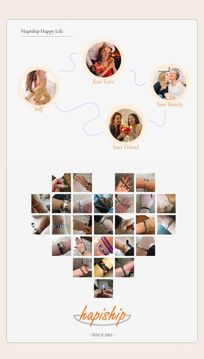 Hapiship originale margherita cavallo amore farfalla mamma cane moto elefante fascino braccialetto adatto creazione di gioielli in acciaio inossidabile DJ003