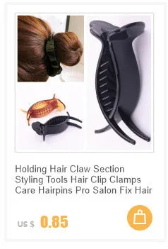 2021 accessori per capelli estivi Clip per capelli a Banana per signora ambientale Abs denti granchio per capelli Twist Hair Pin per ragazze 2 pezzi