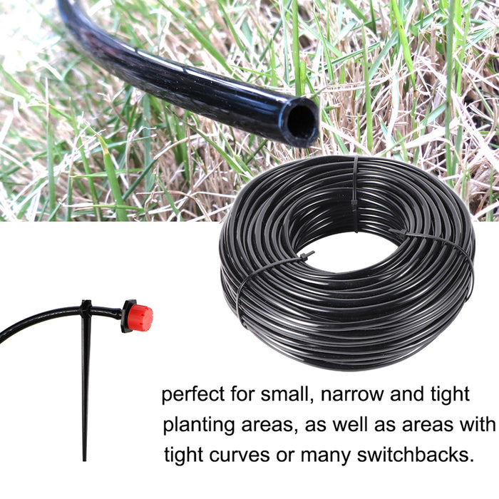 5M 4/7mm Tubo dell'acqua Giardino Micro Irrigazione a goccia 1/4 "Tubo morbido Irrigazione Tubo di irrigazione Giardinaggio Prato Sprinkler Irrigazione Strumento