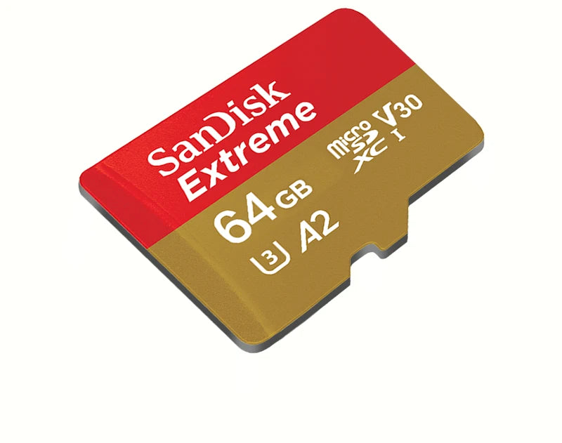 Sandisk Scheda Micro SD Originale Extreme A2 V30 U3 SDXC Flash 32GB 64GB 128GB 256GB Scheda MicroSD 190MB/s Scheda TF per Tablet Telefono