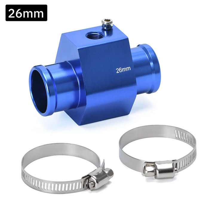 1Pc di Acqua Sensore di Temperatura Temp Tubo Comune Gauge Radiatore Tubo Adattatore Formato 28mm / 30mm / 32mm / 34mm / 36mm / 38mm / 40 millimetri