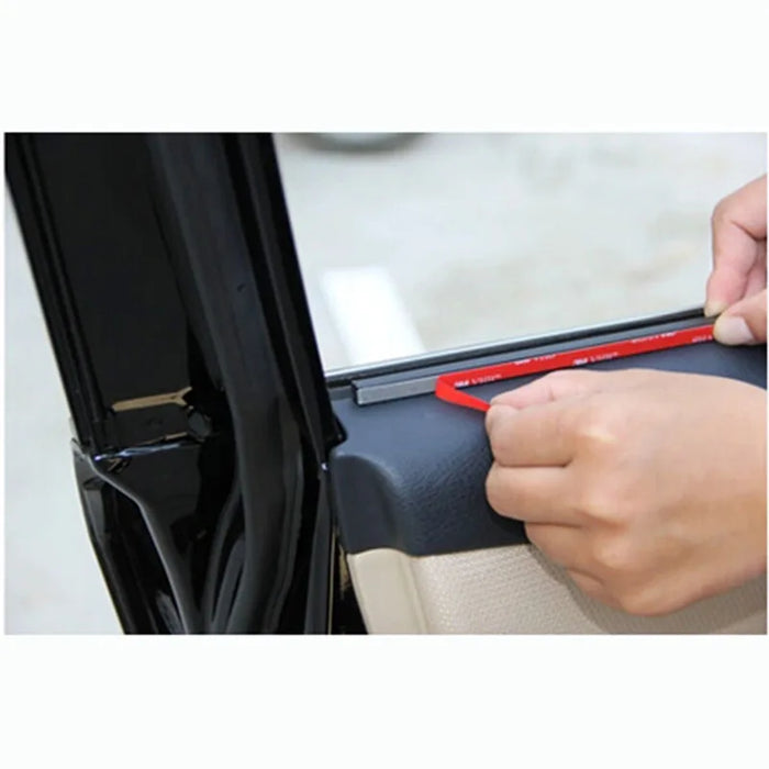 Binario in plastica di alluminio da 50 cm 60 cm 70 cm per tende per finestrini auto (senza tende)