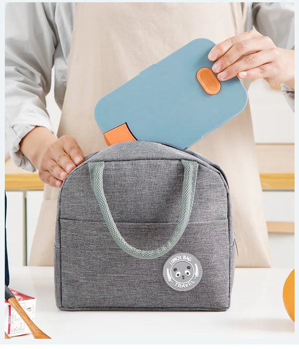 Borsa per il pranzo isolata Borsa Bento isolante Borsa per riso in foglio di alluminio Confezione per pasti Borsa per il pranzo Bento per studenti Borsa isolante