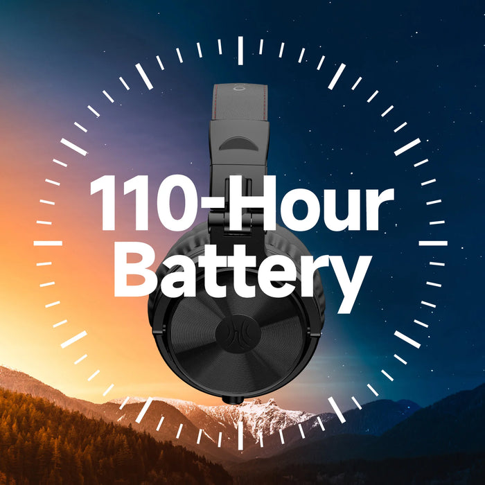 Oneodio Pro-C Cuffie wireless Bluetooth con microfono 110 ore ad alta risoluzione sopra l'orecchio Auricolare Bluetooth 5.2 per telefono PC Sport