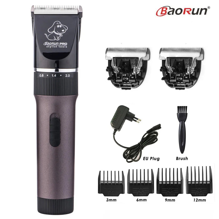 BaoRun P6 Tagliacapelli professionale per cani Ricaricabile Pet Cat Grooming Clipper Rasoio Taglierine elettriche a basso rumore Macchina per taglio di capelli