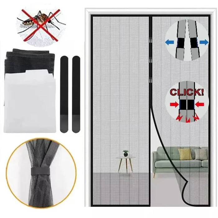 Anti-zanzara estate chiusura automatica zanzariera magnetica porta invisibile maglia Anti Bug Fly partizione tenda maglia magica