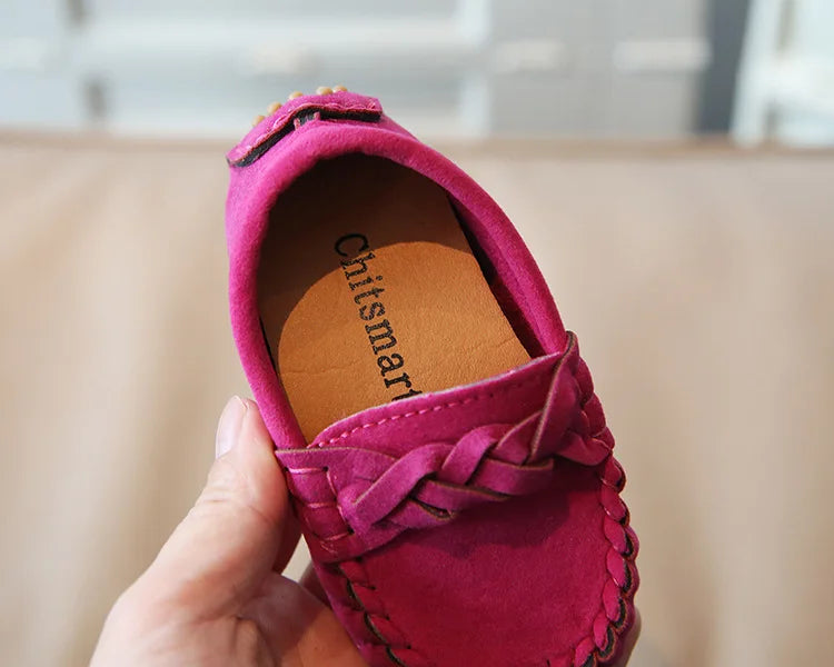 JGVIKOTO Ragazzi Ragazze Scarpe Moda Morbide Mocassini per bambini Appartamenti per bambini Scarpe da barca casual Mocassini da sposa per bambini Scarpe in pelle