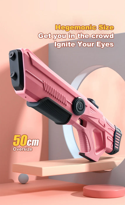 Pistola elettrica automatica per stoccaggio dell'acqua, giocattoli portatili per bambini, spiaggia estiva, combattimento all'aperto, fantasia, pistola a spruzzo, giocattoli, ragazzo, bambino, gioco per adulti
