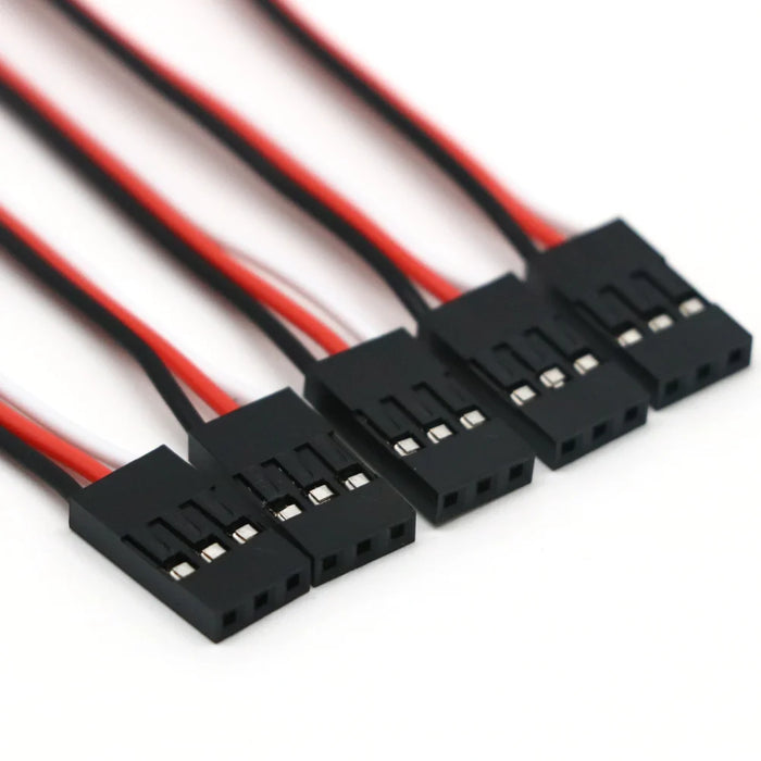 10 pz/lotto 10cm 15CM 30CM 50CM 100CM cavo di prolunga Servo RC cavo 150mm cavo JR all'ingrosso