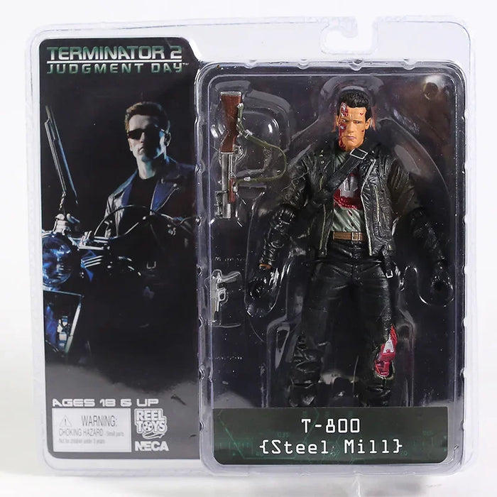 NECA Terminator 2: Giornata del Giudice T-800 Arnold Schwarzenegger Action PVC Figure da collezione Model Toy 7" 18 cm