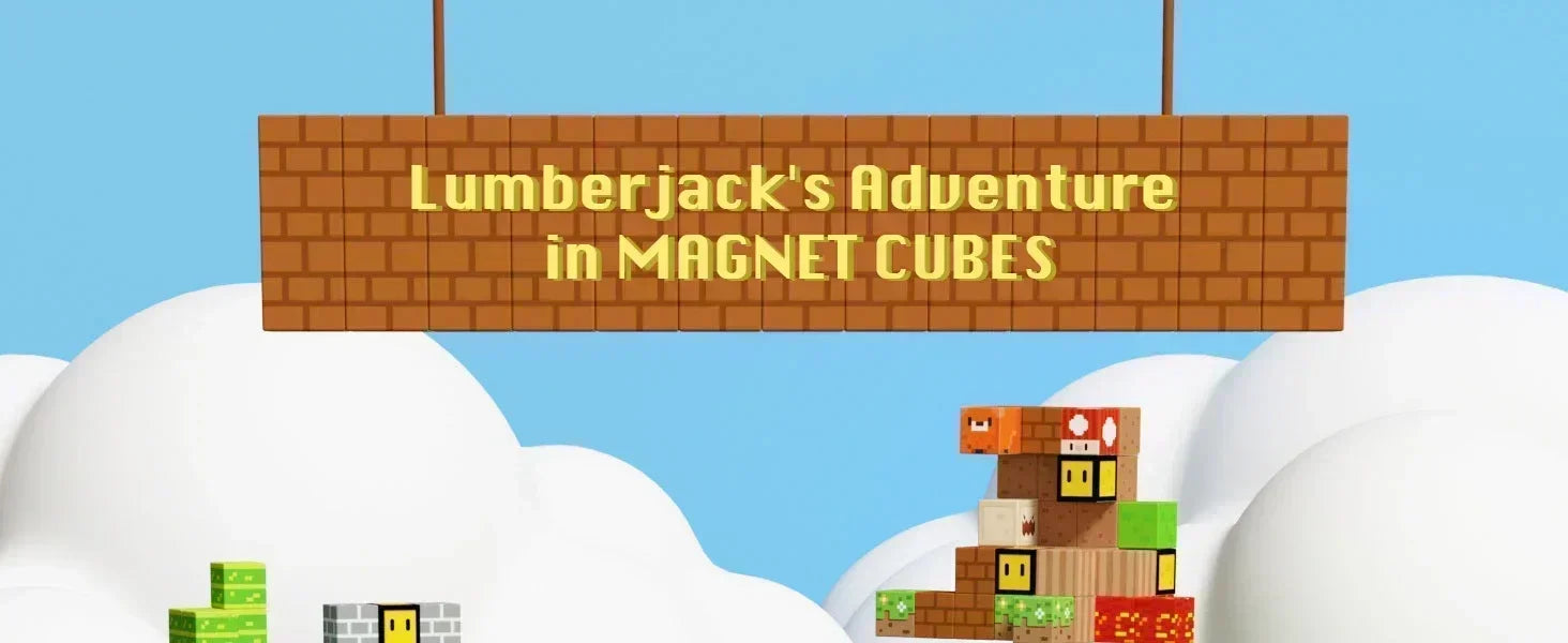 Blocchi magnetici Mine World Set cubo magnetico per ragazzo ragazza bambino età 3+ modello fai da te bambini stelo stelo giocattolo sensoriale regalo